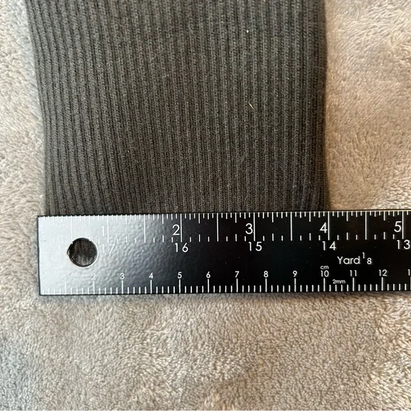 Women's Brown Leather Bomber Jacket with Ribbed Cuffs and Waistband - Picture 13 of 16